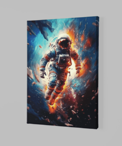 ALIVA 1301 astronaut canvas schilderij b