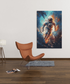 ALIVA 1301 astronaut canvas schilderij e