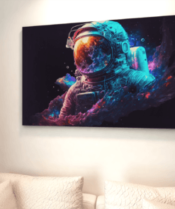 ALIVA 1302 astronaut canvas schilderij b