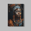 ALIVA 1324 portret van afrikaanse vrouw canvas schilderij