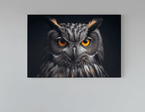 ALIVA 1326 uil portret canvas schilderij