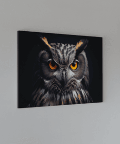 ALIVA 1326 uil portret canvas schilderij a
