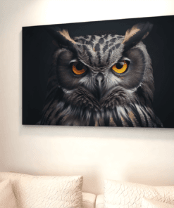 ALIVA 1326 uil portret canvas schilderij b