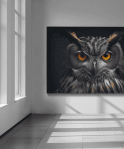 ALIVA 1326 uil portret canvas schilderij d