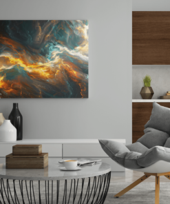 ALIVA 1332 abstract canvas schilderij c 1