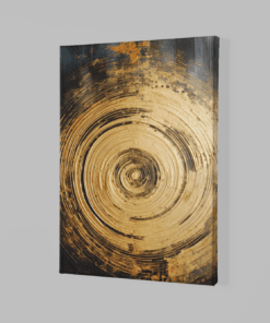 Alternative view of Gouden Werveling Canvas Schilderij