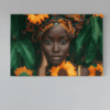 ALIVA 1334 afrikaanse vrouw canvas schilderij