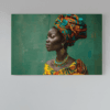 ALIVA 1335 canvas schilderij afrikaanse vrouw
