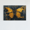 ALIVA 1336 gouden vlinder canvas schilderij