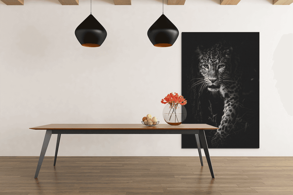 ALIVA 1337 Luipaard wilde dier canvas schilderij b