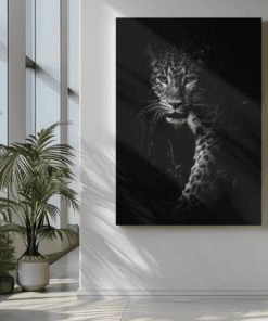 ALIVA 1337 Luipaard wilde dier canvas schilderij d