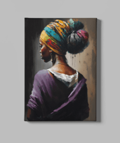 Kunst Vrouw Canvas Schilderij