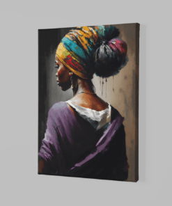 Alternative view of Kunst Vrouw Canvas Schilderij