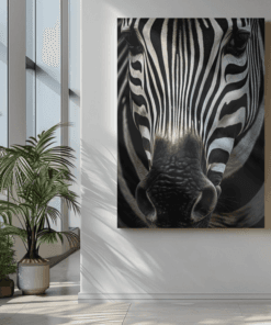 ALIVA 1340 dieren zebra canvas schilderij e