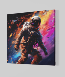 OEFE 1127 astronaut canvas schilderij