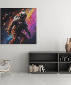 OEFE 1127 astronaut canvas schilderij b
