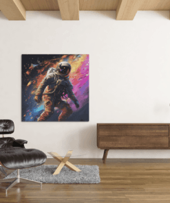 OEFE 1127 astronaut canvas schilderij c