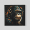 OEFE 1128 chimpansee canvas schilderij
