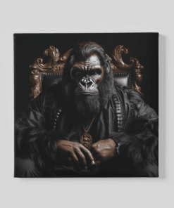 Canvas Schilderij Gorilla