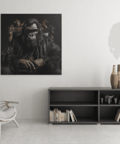 OEFE 1136 canvas schilderij gorilla b