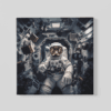 OEFE 1141 astronaut canvas schilderij
