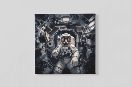 OEFE 1141 astronaut canvas schilderij