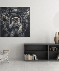 Astronaut Canvas Schilderij - Afbeelding 4