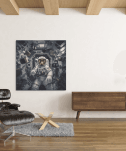 Astronaut Canvas Schilderij - Afbeelding 3