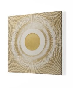 Alternative view of Abstracte Goud Canvas Schilderij