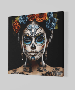 Alternative view of Dia De Los Muertos Canvas Schilderij