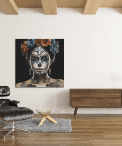 OEFE 1207 d dia de los muertos canvas schilderij