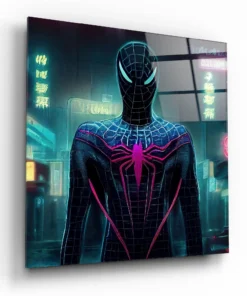 Glasschilderij Spider-man