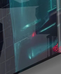 Alternative view of Glasschilderij Spider-man