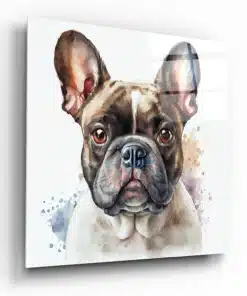 Glasschilderij Schattige hond