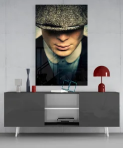 ZDY 1017 peaky blinders thomas shelby glasschilderij