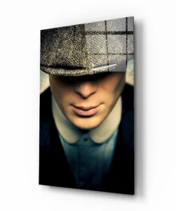 Peaky Blinders Thomas Shelby Glasschilderij