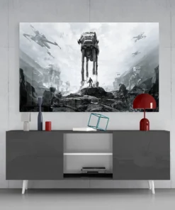 ZDY 1037 star wars battlefront glasschilderij