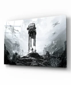Star Wars Battlefront Glasschilderij