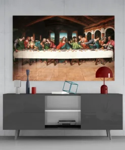 ZDY 2048 laatste avonmaal glasschilderij