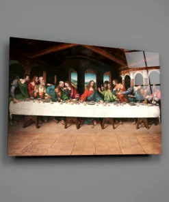 ZDY 2048 a laatste avonmaal glasschilderij