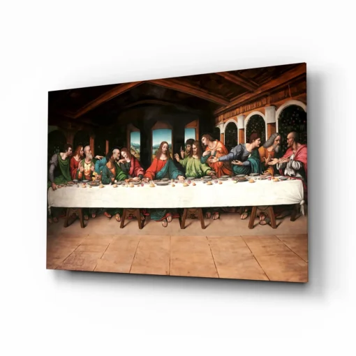 Laatste Avondmaal Glasschilderij