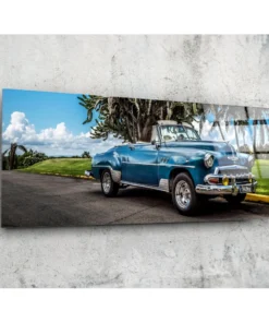 Klassieke Auto Glasschilderij