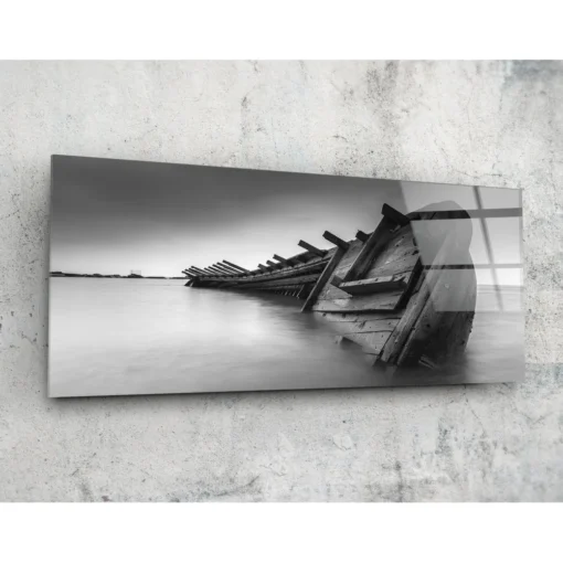 bgls 1049 gezonken schip glasschilderij