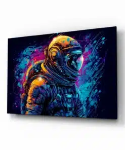 Glasschilderij Astronaut