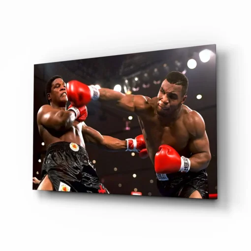 Mike Tyson Glasschilderij