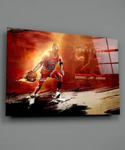 zdy 2032 a michael jordan glasschilderij