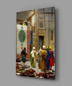 Alternative view of Jean Leon Gerome Glasschilderij