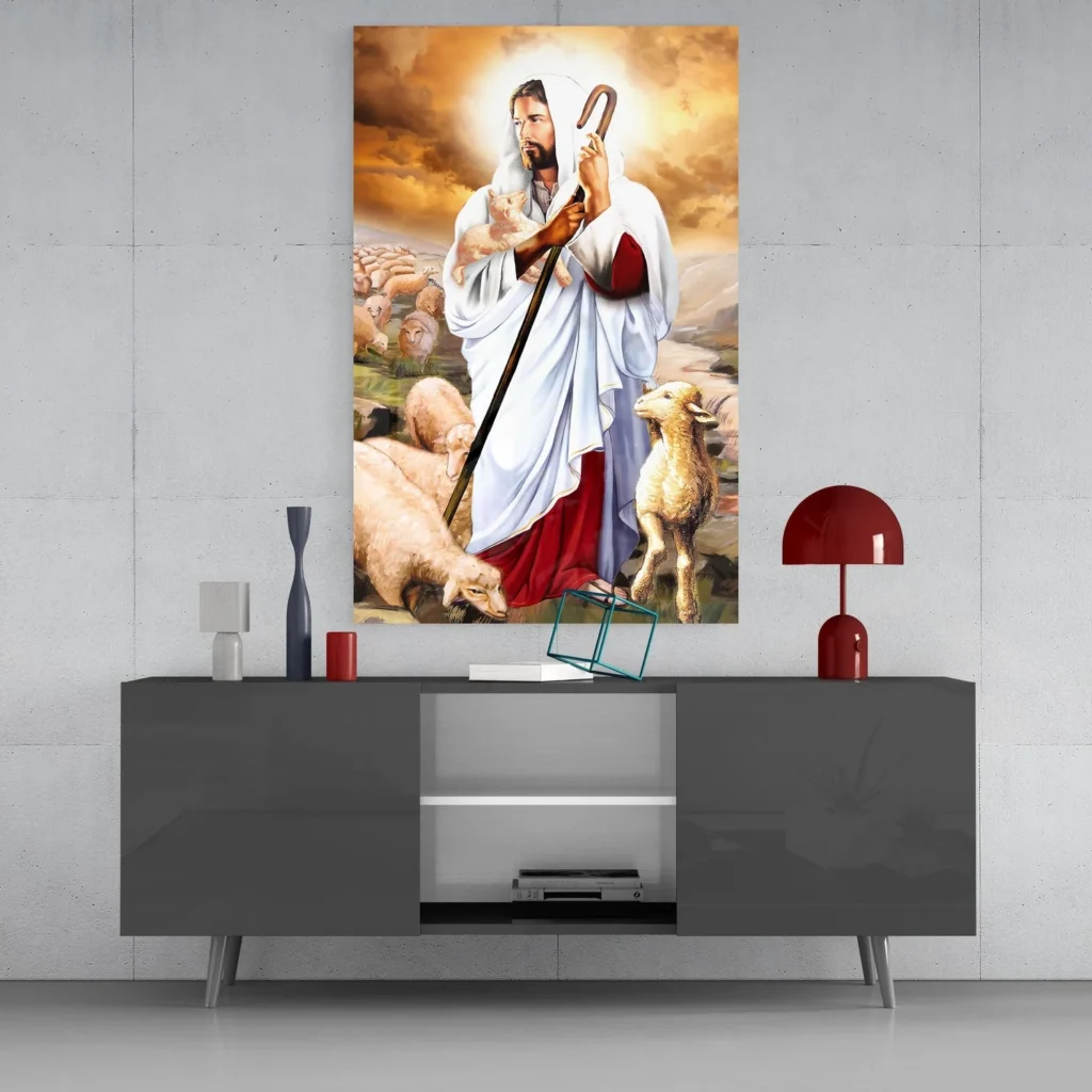 zdy 3046 1 jezus glasschilderij