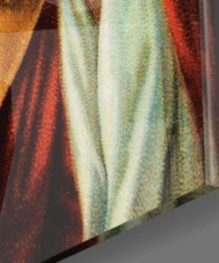 Alternative view of Jezus Portret Glasschilderij