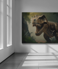 ALIVA 1241 tyrannosaurus rex canvas schilderij b